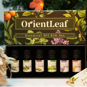 6 Piece 100% Pure Essential Oil Set